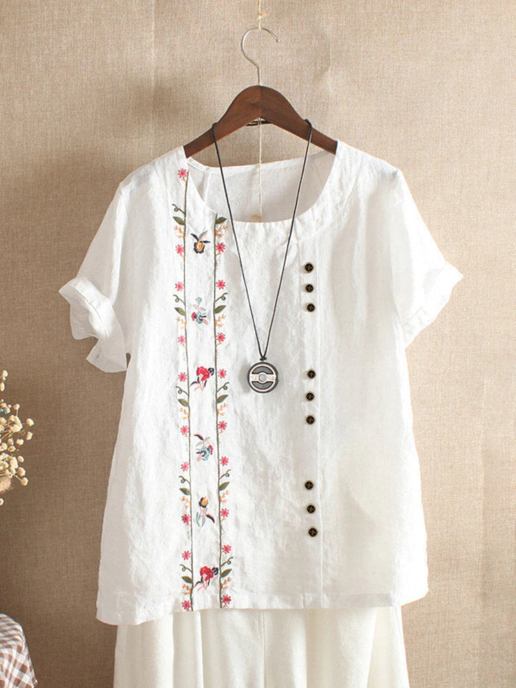 Bestickte Bluse - Maria