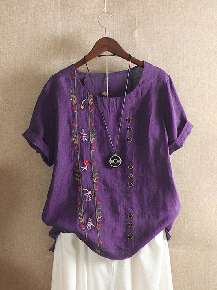 Bestickte Bluse - Maria