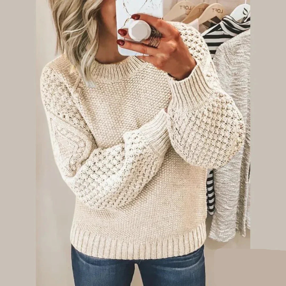 Stilvoller Strickpullover mit klassischem Entwurf