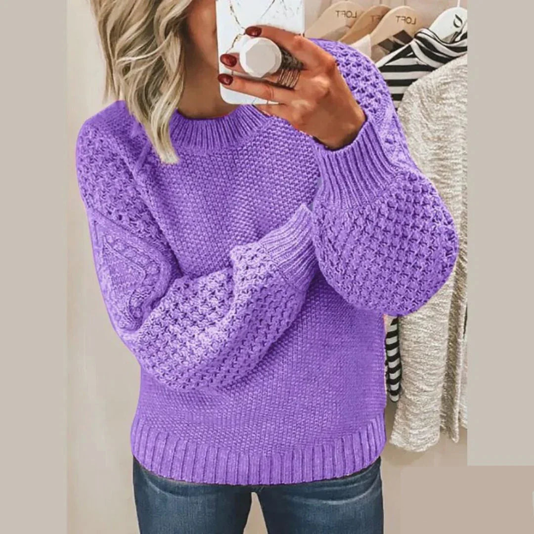 Stilvoller Strickpullover mit klassischem Entwurf