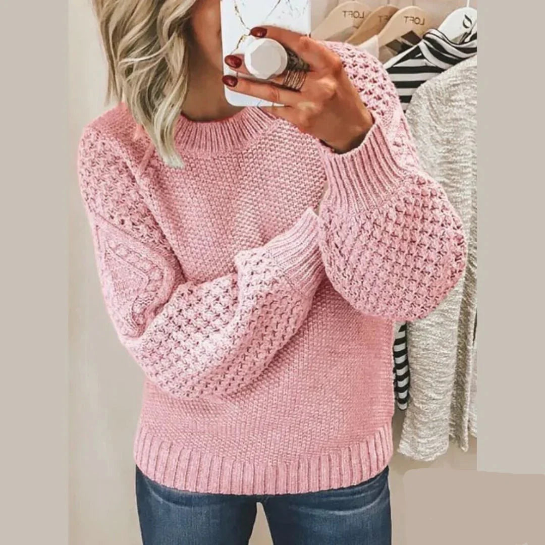 Stilvoller Strickpullover mit klassischem Entwurf