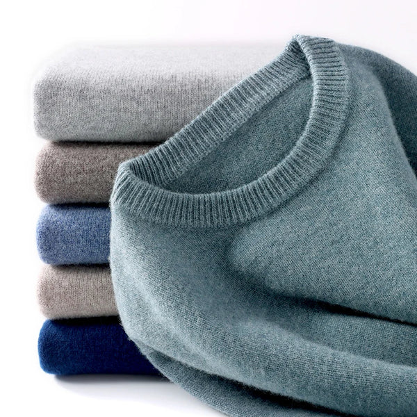 Moderner Herrenpullover mit stilvollem Doppelkragen-Design – Perfekt für jeden Anlass