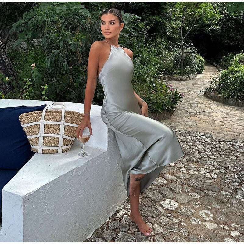 Ärmelloses Trägerkleid mit schlichtem Design für den Alltag