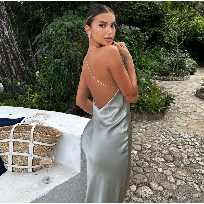 Ärmelloses Trägerkleid mit schlichtem Design für den Alltag
