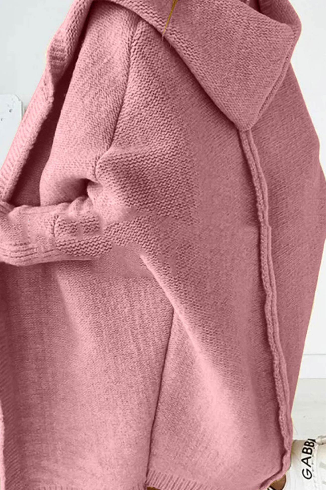 Bequemer und modischer Cardigan mit offener Kapuze für stilvolle Frauen