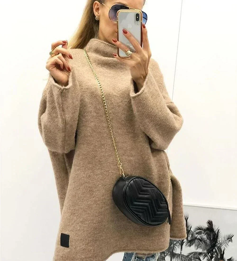 lässiges Boot-Ausschnitt Langarmshirt für den Alltag