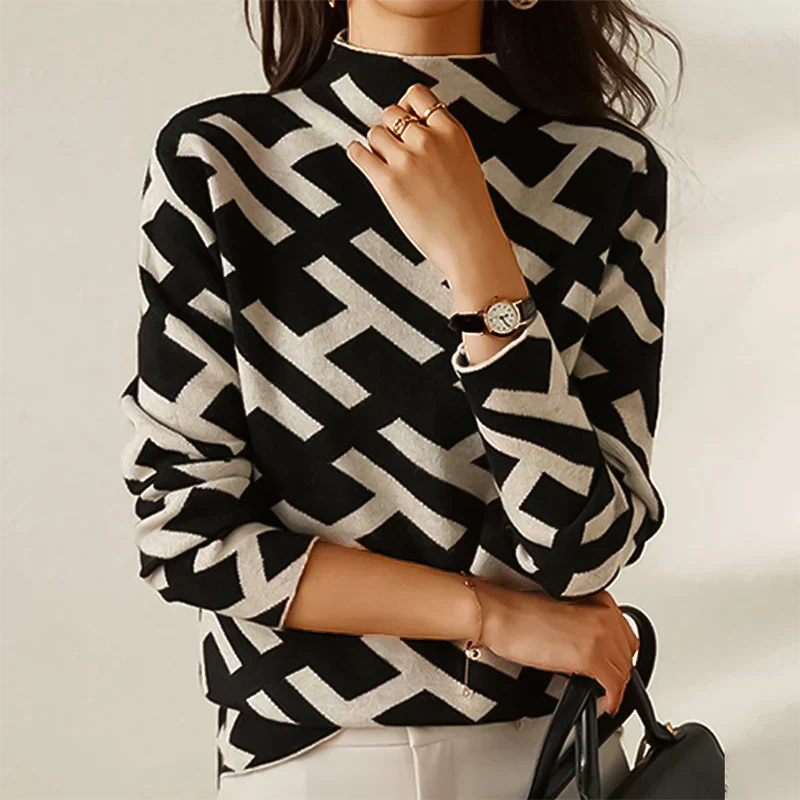Modischer Pullover mit eleganten Details für einen stilvollen Auftritt