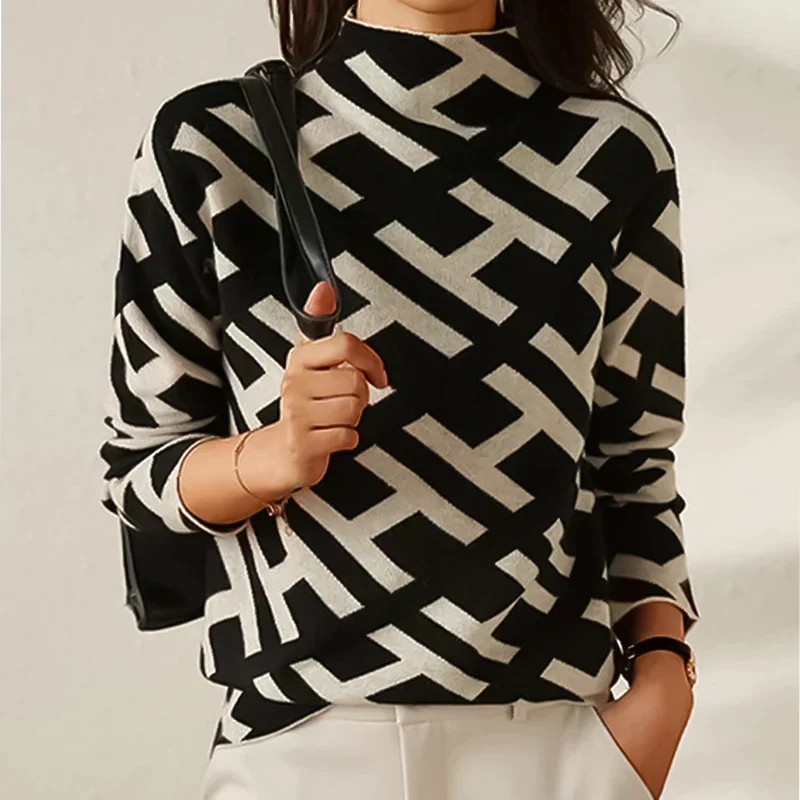 Modischer Pullover mit eleganten Details für einen stilvollen Auftritt