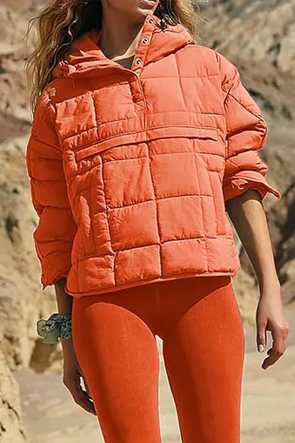 Bequemer Pullover Hoodie mit Taschen für Damen