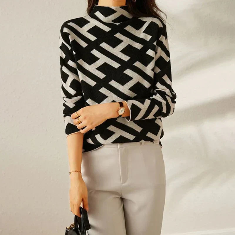Modischer Pullover mit eleganten Details für einen stilvollen Auftritt