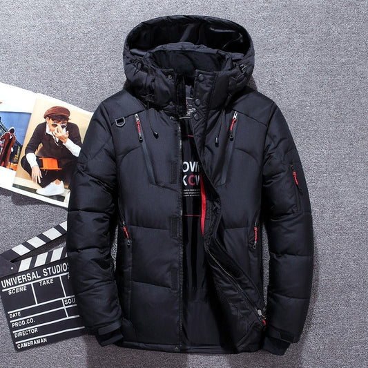 Stylische warme Winterjacke für Herren für kalte Tage