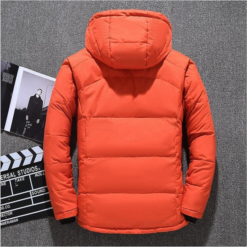 Stylische warme Winterjacke für Herren für kalte Tage